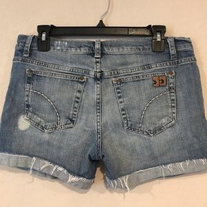 Joe’s Jeans denim cut off (rolled hem) shorts 29